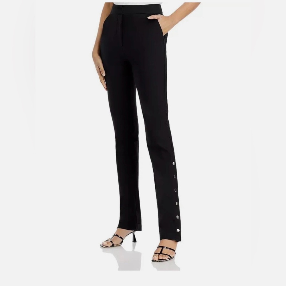 DEREK LAM 10 CROSBY Tesse Snap-leg Flared Straight Pants - Size 2